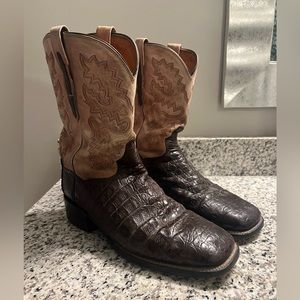 Dan post chocolate caiman boots 13D